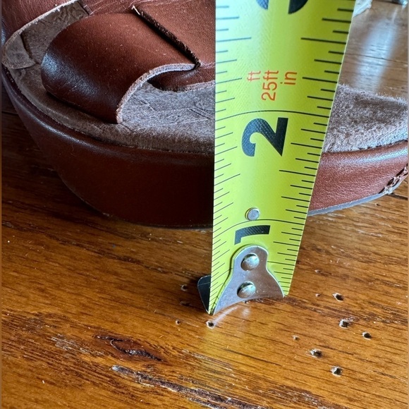 Kork-Ease Korks Size 10/42 Della Wedge Sandals Brown Leather Chunky Platform - Picture 12 of 12